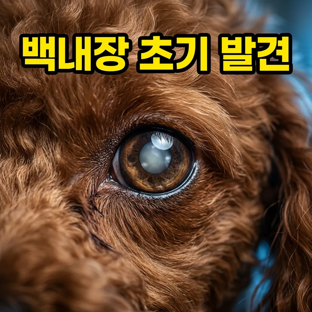 푸들 백내장 초기 증상 발견하는 법과 단계별 대처 가이드