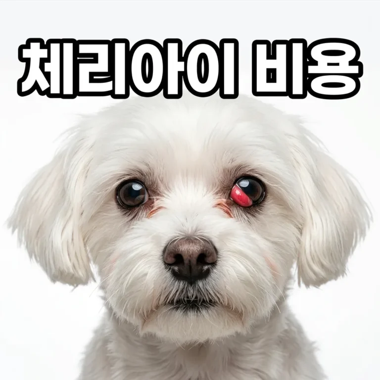 말티즈 체리아이 증상과 수술 비용 — 방치하면 생기는 일