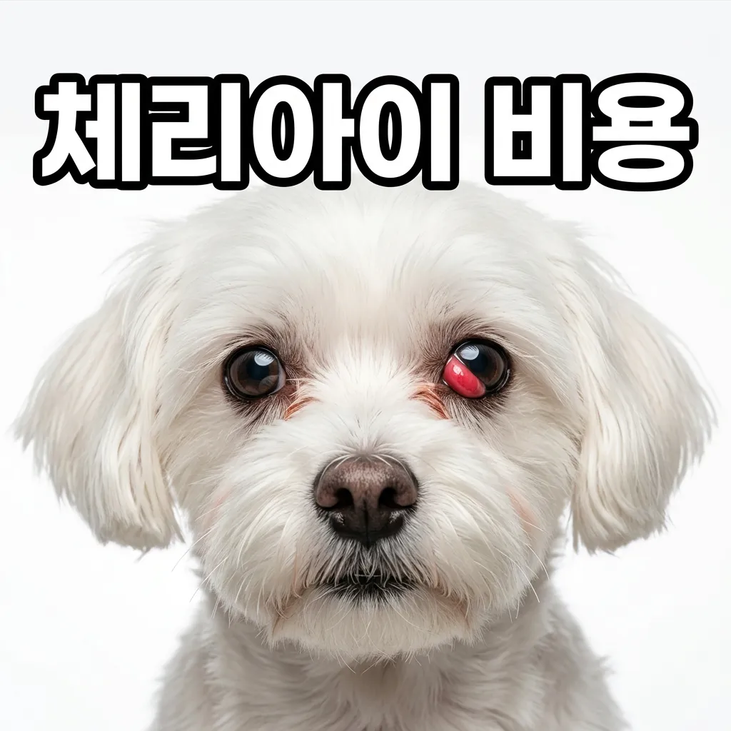 말티즈 체리아이 증상과 수술 비용 — 방치하면 생기는 일