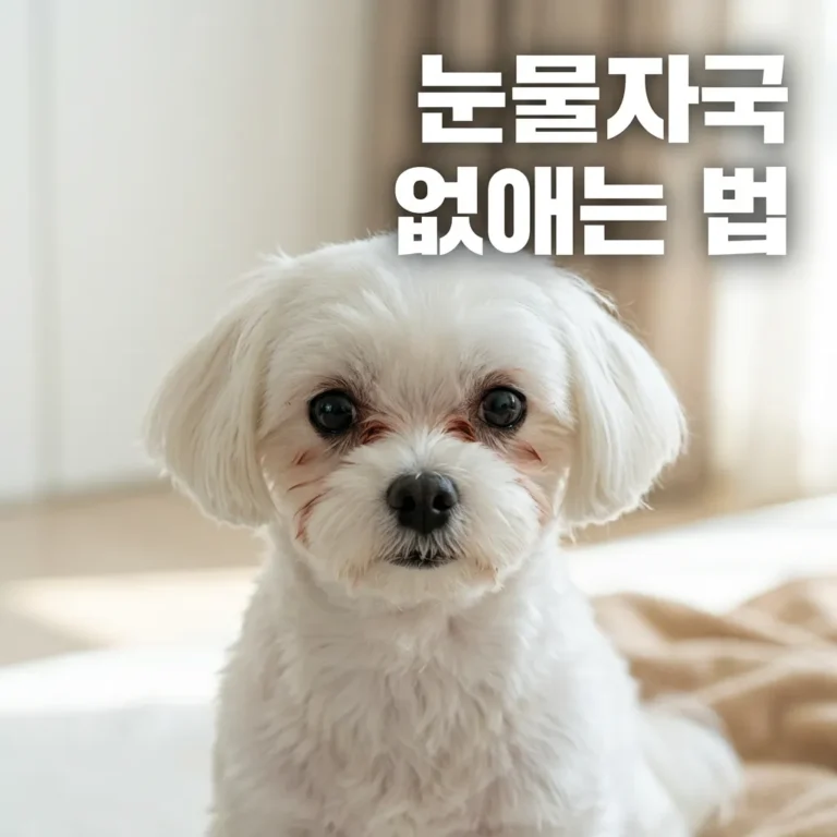말티즈 눈물 자국 원인 5가지와 집에서 하는 관리법