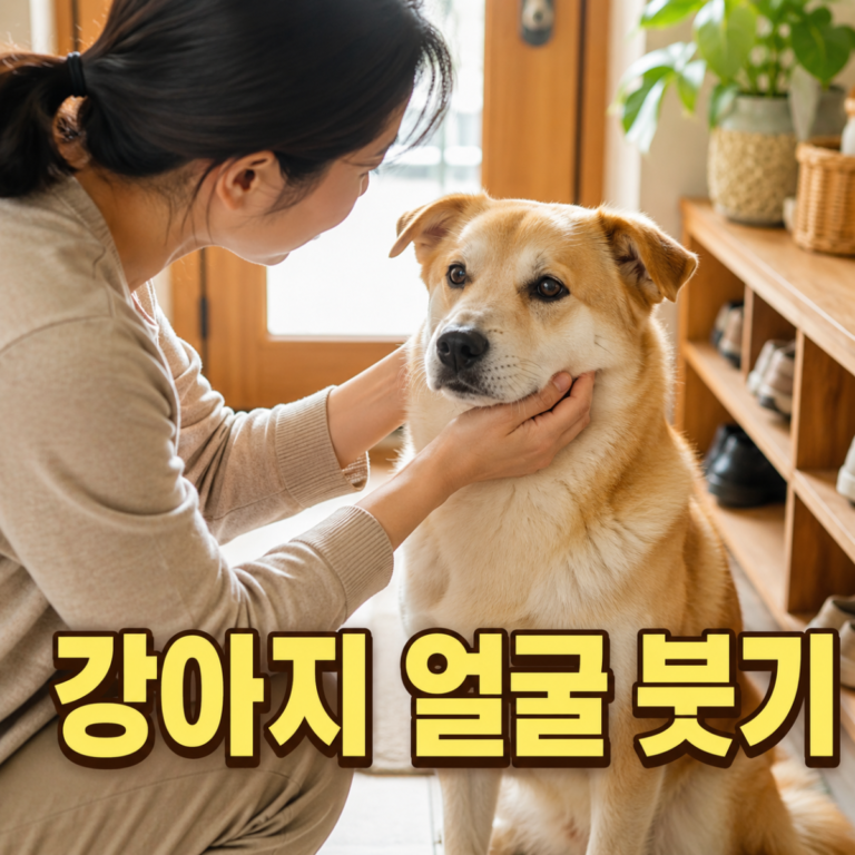 강아지 얼굴이 갑자기 부었을 때｜벌·알레르기 응급 신호 구분