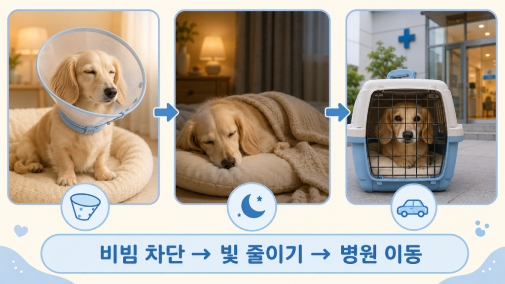 이동 전 보호 순서