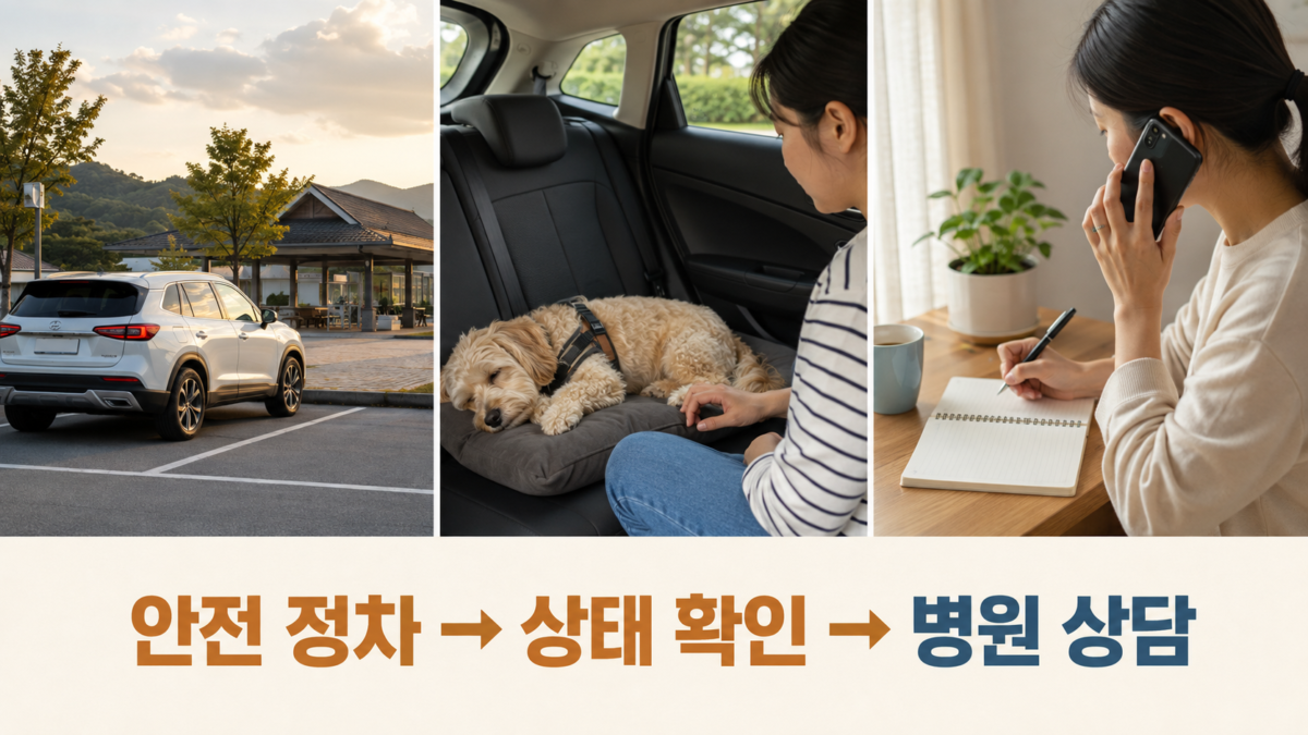 멀미 대처 3단계