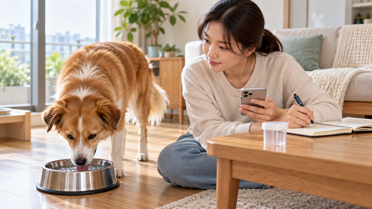 설사 상태 기록