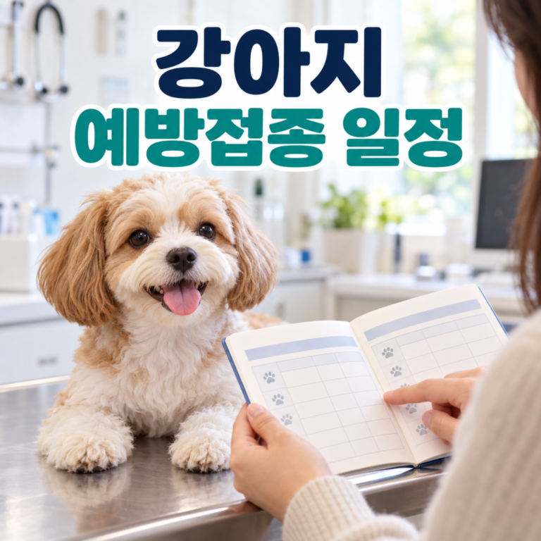 강아지 예방접종 일정｜핵심·생활환경 백신과 기록 확인법