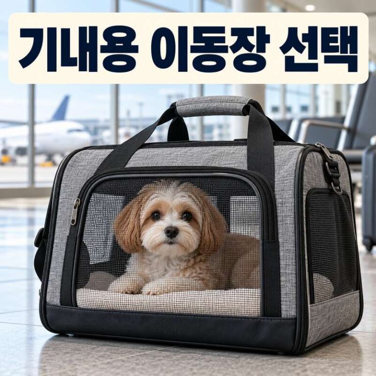 강아지 기내용 이동장 고르는 법｜항공사 규격·무게·바닥 확인